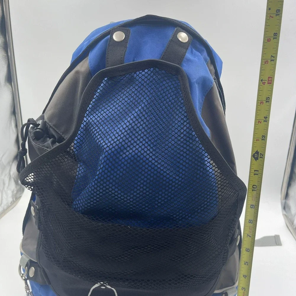HEAD LiquidMetal Backpack Blue‎ Black Gray Multi-Pocket School Tennis Rocquet